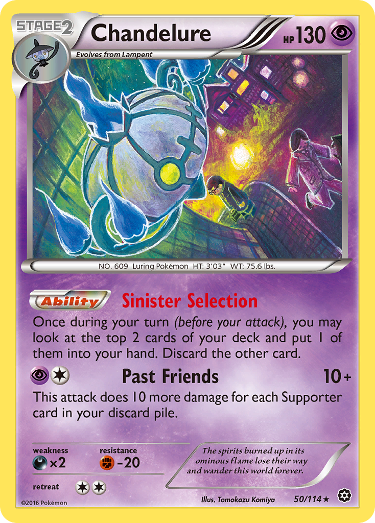 Steam Siege Holo Chandelure #50/114
